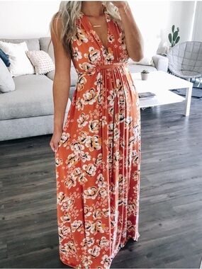 Rachel Pally Caftan Dress M beautiful Boho style can be used for maternity